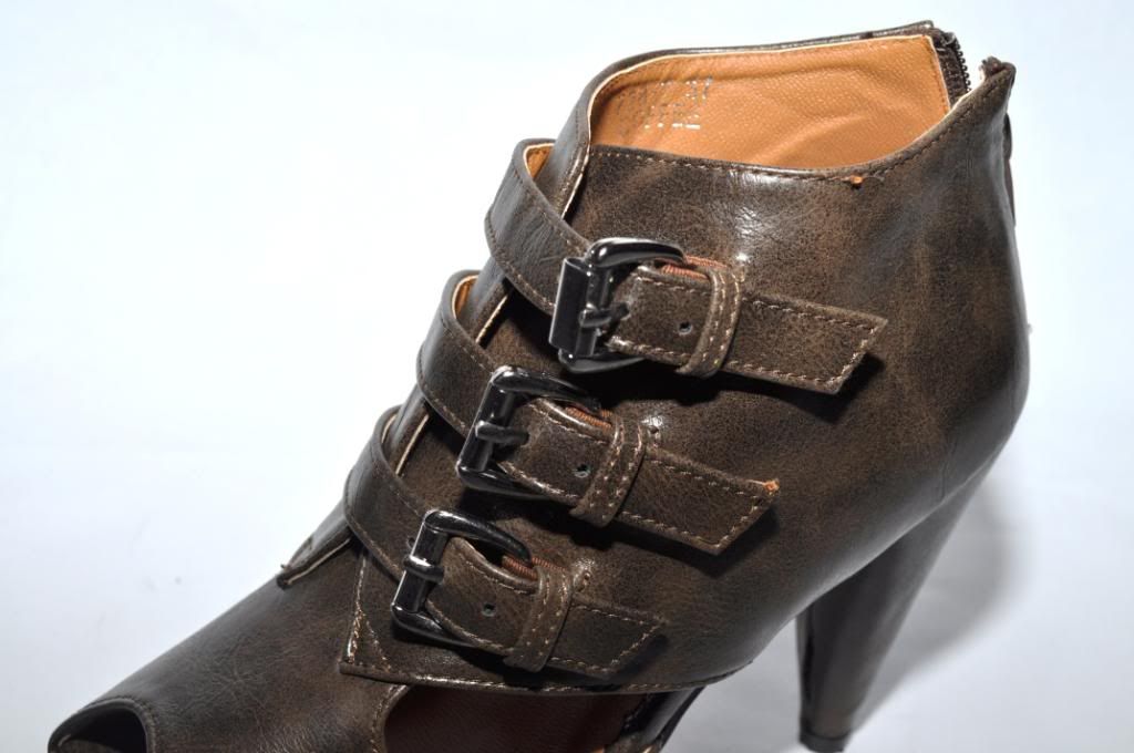 three buckle booties